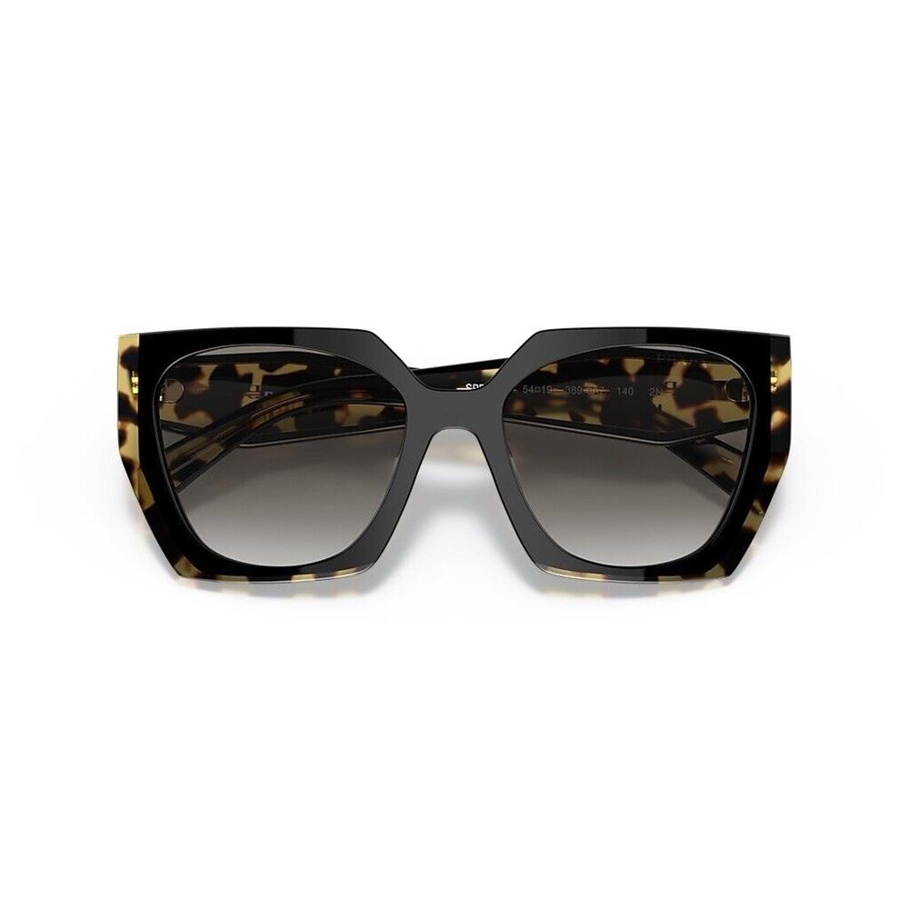 Prada PR 15WS 3890A7 Black Tortoise Grey Gradient Women Sunglasses AUTHENTIC - Picture 6 of 7